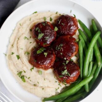 Meatloaf w cauli mash for 4