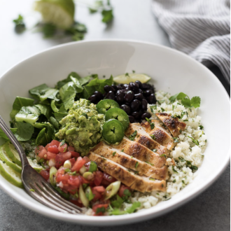 Cilantro lime burrito bowl