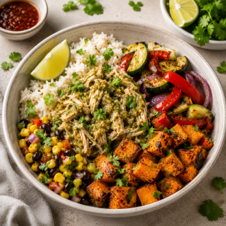 Pollo Chili Verde Bowl