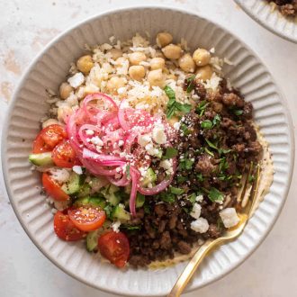 Mediterranean Beef Bowls