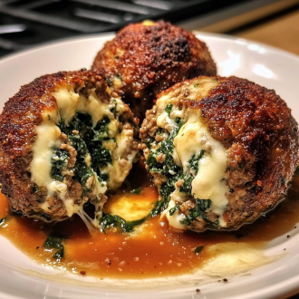 Giant Stuffed Meatball