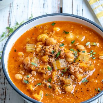 Moroccan Spiced Beef Soup