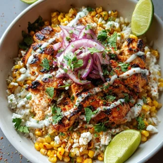 Street Corn Chicken & Rice Bowl