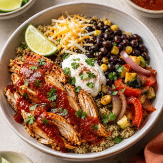 Chicken Enchilada Bowl