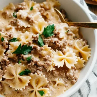 Creamy Ground Beef Pasta
