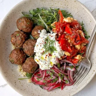 Harissa Beef Meatballs