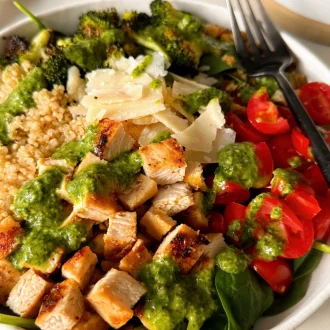 Chicken Pesto Parm Power Bowl