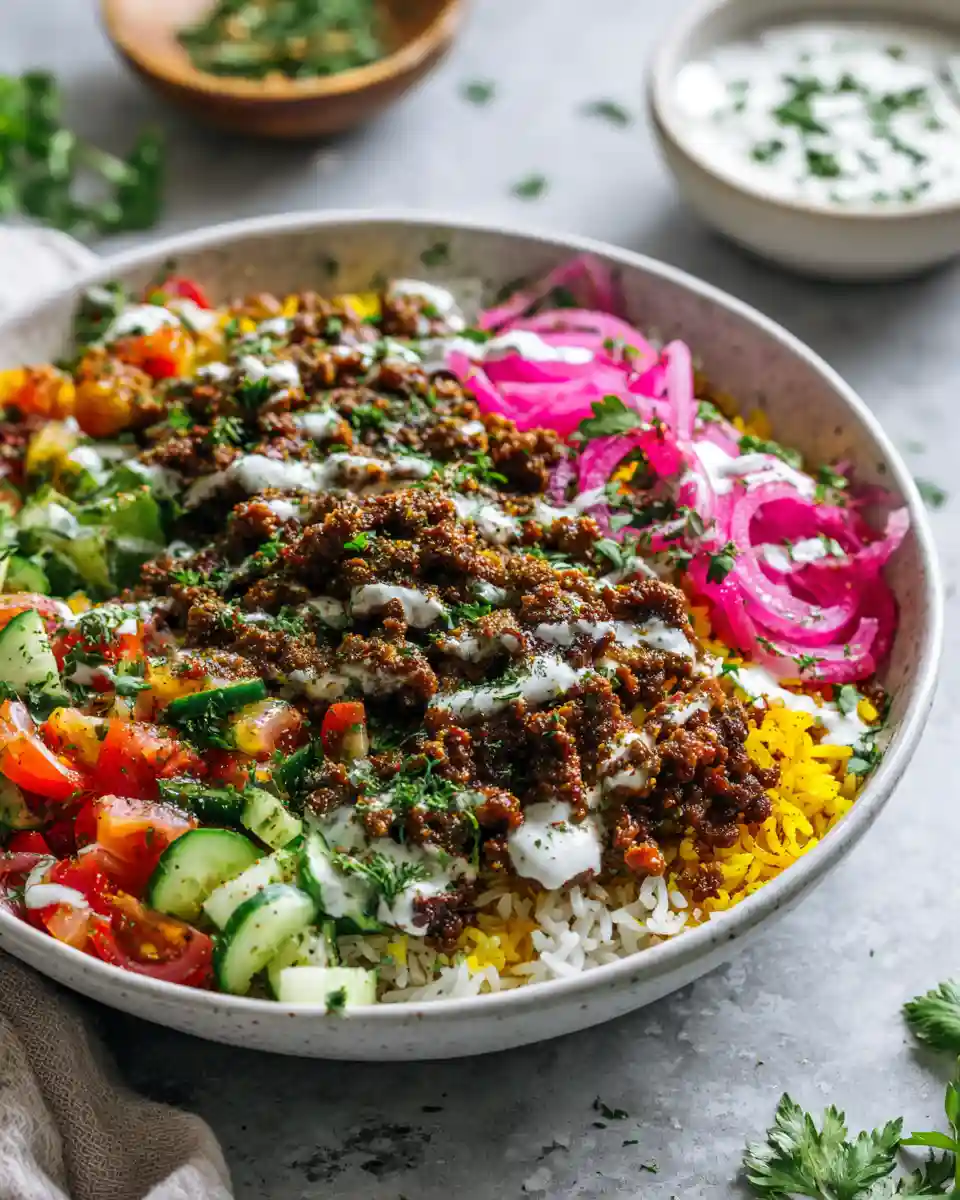 Ground Beef Shawarma