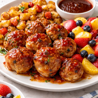 Breakfast Meatballs