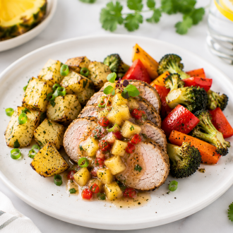 Pork Tenderloin with Pineapple Salsa