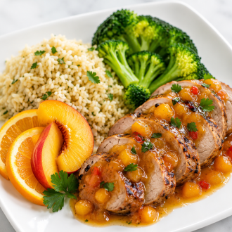 Peach Mojo Pork