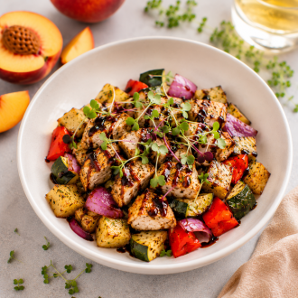 Peach Balsamic Chicken